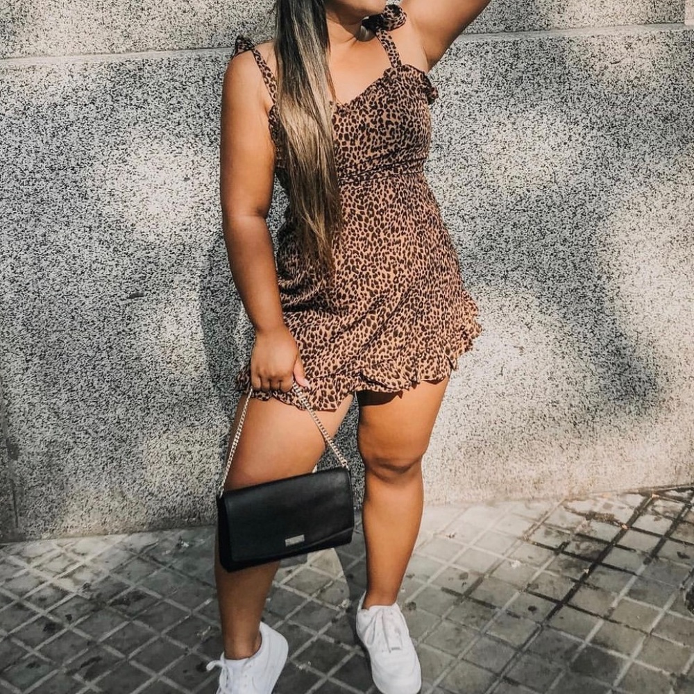 Cheetah Print Sun Dress